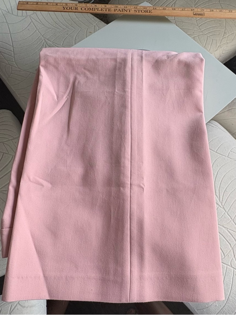 Zara Blush Pink Wide-Leg Cropped Trousers - Picture 6 of 6